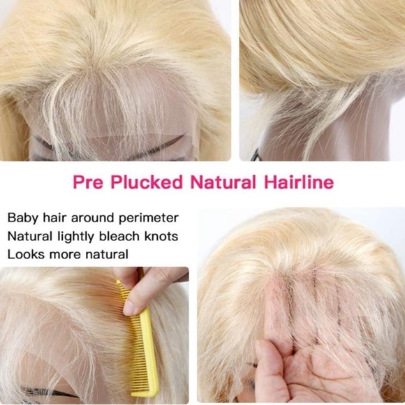 ?22” HUMAN HAIR 613 BODYWAVE LACE FRONT WIG *NEW* main image 6